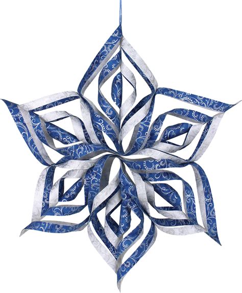 Fabric 3-D Snowflake | Crafts Direct