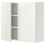 ENHET wall cb w 2 shlvs/doors, white, 80x32x75 cm (311/2x125/8x291/2 ...