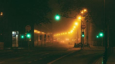 Download wallpaper 3840x2160 street, night, lights, lighting, dark 4k ...