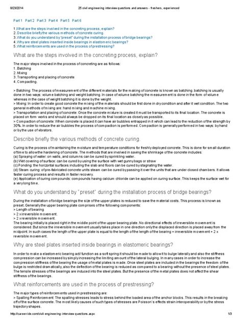 Civil Engineering Basic Interview Questions P1 的图像结果