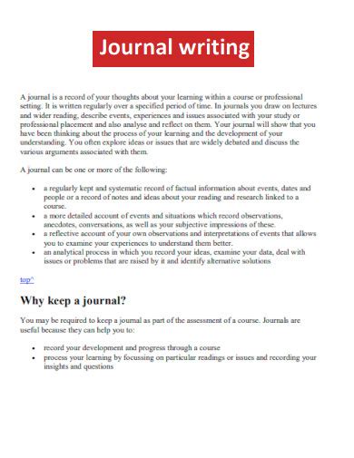 Image result for Journal Sample File