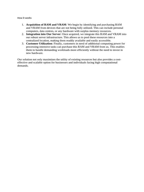 Image result for How Does It Work Sample Image