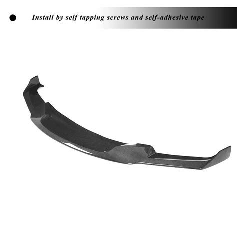JC SPORTLINE Carbon Fiber Front Bumper Lip Fits for BMW 3 Series F30 ...