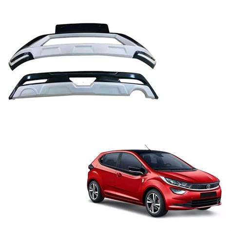 Drivestylish Acrylonitrile Butadiene Styrene (ABS) Front & Rear Bumper ...