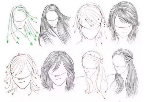漫画头发与角色的关系（女性的发型和变化）绘画技法 - 知乎