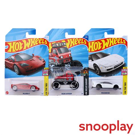 Buy Set of 3 Hot wheels [HW 306] - '90 Acura NSX, Mazda Autozam ...
