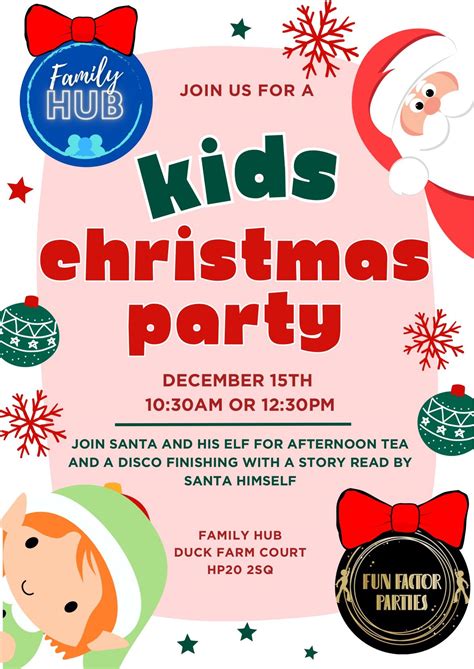 Santas Christmas Party, Family Hub, Aylesbury, 15 December 2024 ...