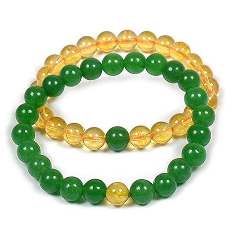 Buy Reshamm Crystal Products Natural Couple Bracelet for Lovers Pair ...