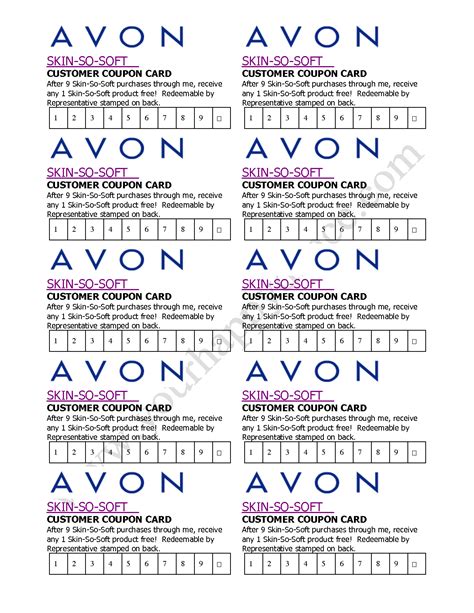Free Printable Avon Business Cards - Free Templates 2024