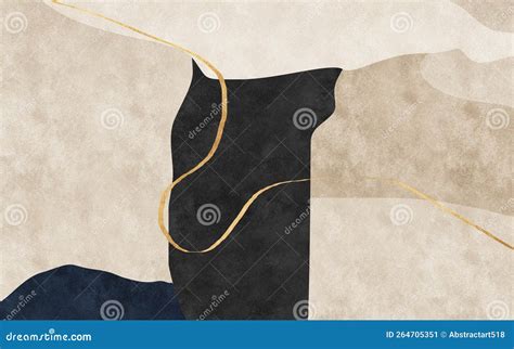 Creative Minimalist Abstract Geometric Art Drawing. Wall Decorations ...