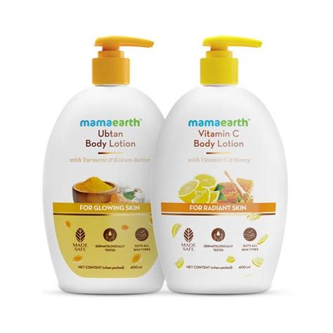 Skin Radiance Body Lotion Combo - 400ml each| Mamaearth