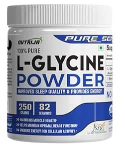 NutriJa L-Glycine Powder 100% Pure 3000mg Per Serving - Support Healthy ...