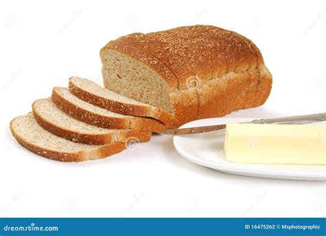 Whole Wheat Bread And Butter Stock Photography - Image: 16475262