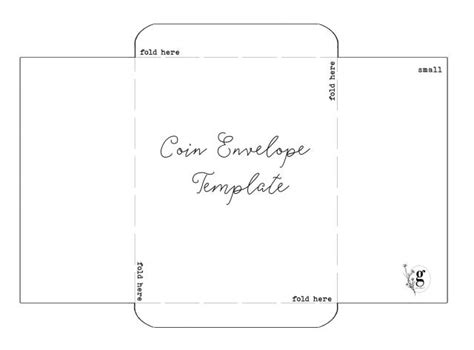 Image result for Coin Envelope Template