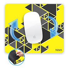 Amazon.in: Buy Tizum Mouse Pad/Computer Mouse Mat with Anti-Slip Rubber ...