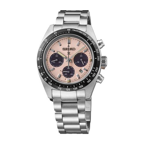 Seiko Prospex Speedtimer in Pale Pink - SSC963P1