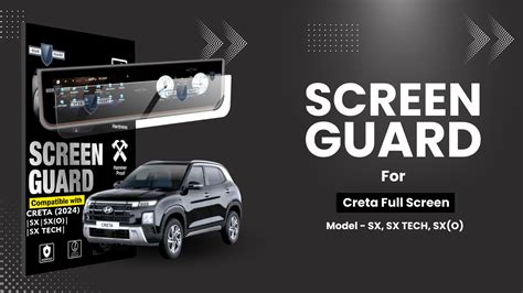 Screen Protectors for Hyundai Creta (2024) Navigation System Touchscre