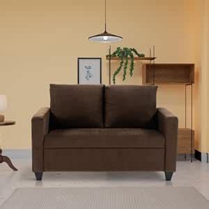 COUCH CULTURE Saya Sofa for Living Room | 2 Persons Sofa| Premium ...