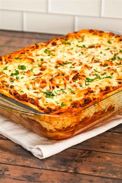 Spaghetti Casserole - THIS IS NOT DIET FOOD