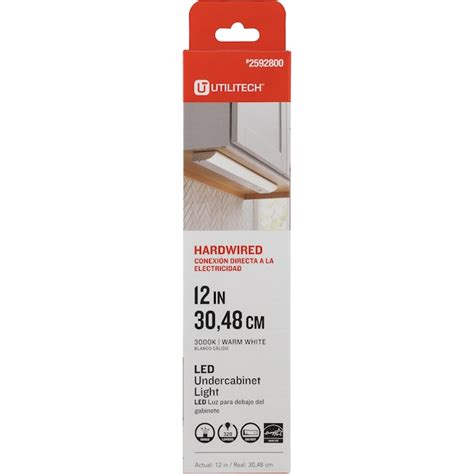 Utilitech 12-in Hardwired LED Under Cabinet Light Bar Light 38969-T1 at ...