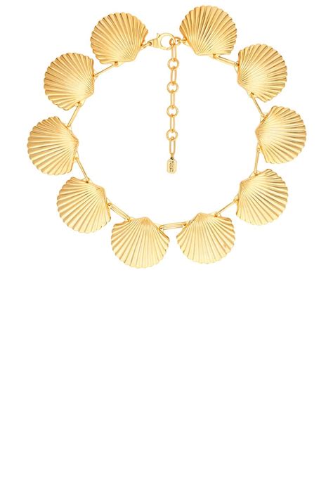 Elizabeth Cole Amalia Necklace in Gold | REVOLVE
