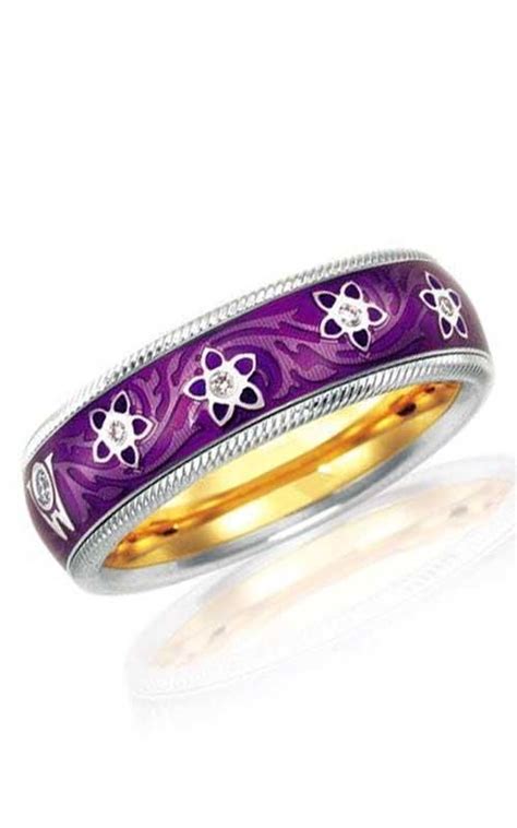 Wellendorff Aubergine Ring (606850) | White gold rings, Jewels, White gold