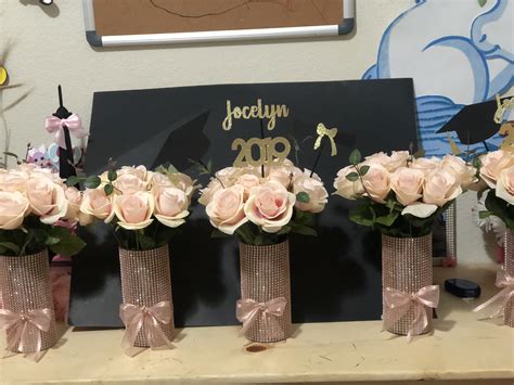 Graduation | Grad party centerpieces, Graduation cap decoration ...