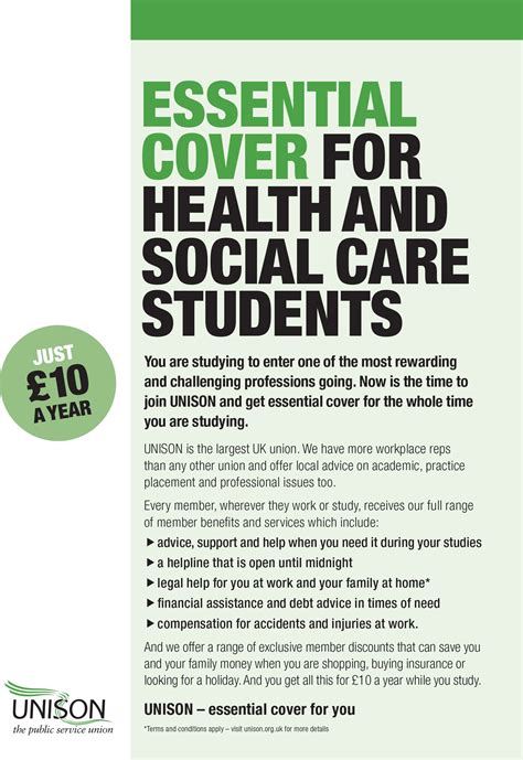 Join UNISON (Health and social care students) - UNISON Shop