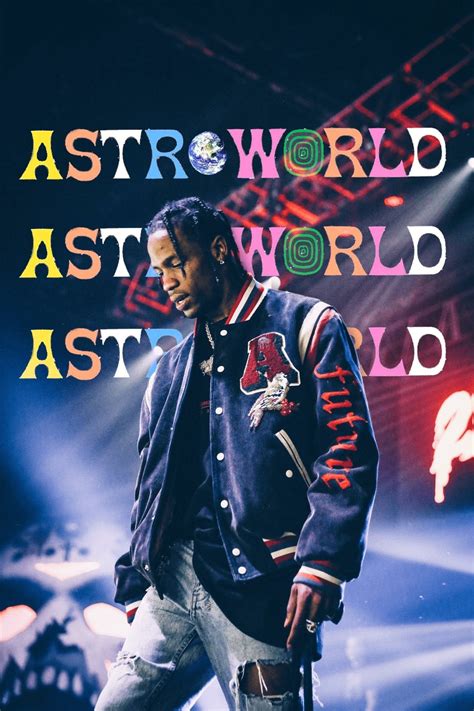 Travis Scott On Stage Poster
