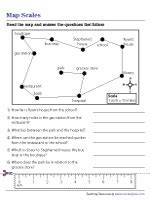 Image result for Measuring Distance On a Map Worksheet