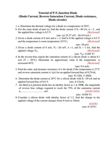 Image result for Diode Calculation