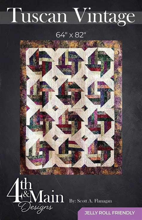 Tuscan Vintage Quilt Quilting Pattern, From 4th and Main BRAND NEW ...