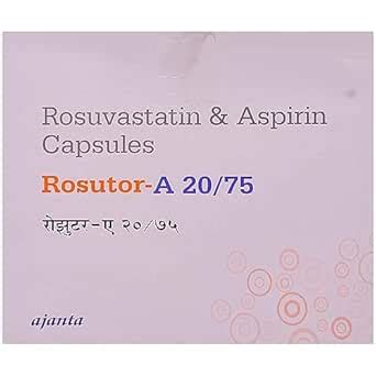 Rosutor-A 20/75 - Strip of 15 Capsules : Amazon.in: Health & Personal Care