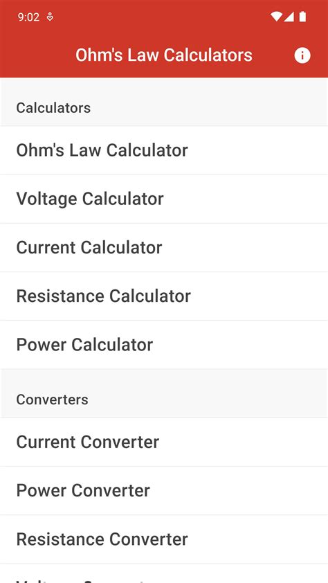 Ohm's Law Calculator Plus APK 1.0.0 pour Android Gratuit télécharger