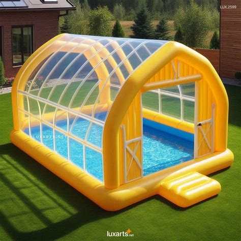 LUX.2599 Inflatable Barn Shaped Pools: Perfect for Backyard Fun ...