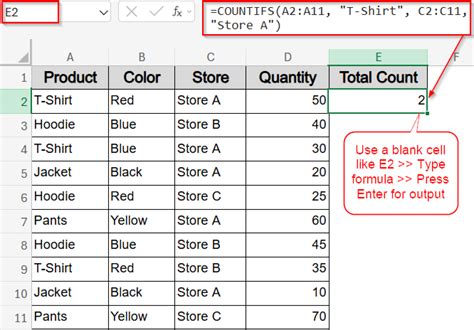 Countif Multiple Columns in Excel 的图像结果