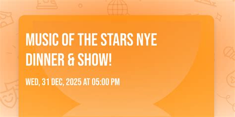 Music of the Stars NYE Dinner & Show!, Eagle Vale Golf Club, Fairport ...