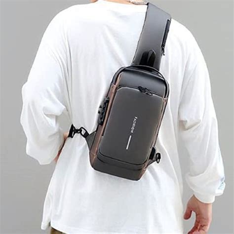 BSM Cross backpack Sling Bag For Men & Women Waterproof Backpack 1 L ...