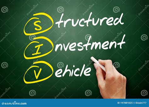 SIV - Structured Investment Vehicle Acronym, Business Concept ...