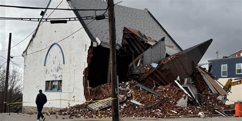 140-year-old church collapsed during powerful weekend storms