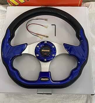 AUTO MT - MOMO BLUE DSHAPE 12INCH Universal Steering Wheel for Sports ...