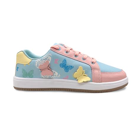 Aero Kicks Kids Pastel Colour-Block Sneakers – Hopits