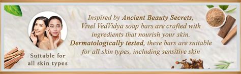 Buy Vivel VedVidya Luxury Pack of 6 Skincare Soaps for Soft, Even-toned ...