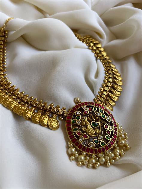 Annam Kundan coin necklace – House of Jhumkas
