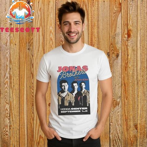Jonas Brothers September 27 2025 Anaheim, CA Event Shirt - Official ...