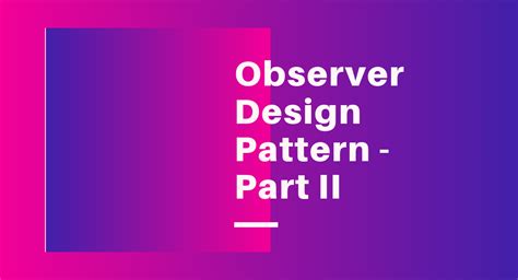 Image result for Observable Pattern