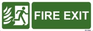 SignageShop Fire Exit Emergency Sign Price in India - Buy SignageShop ...