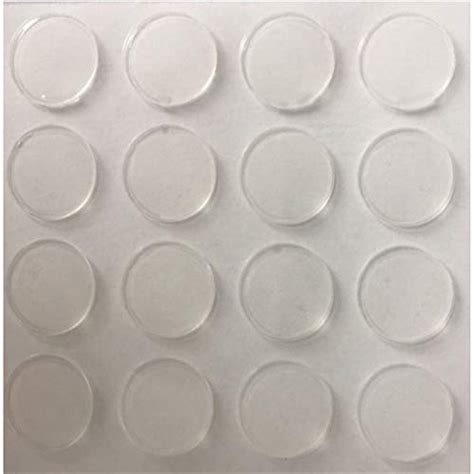 SYGA Set of 5 Sheets Transparent Round Shape Stickers Acrylic Double ...