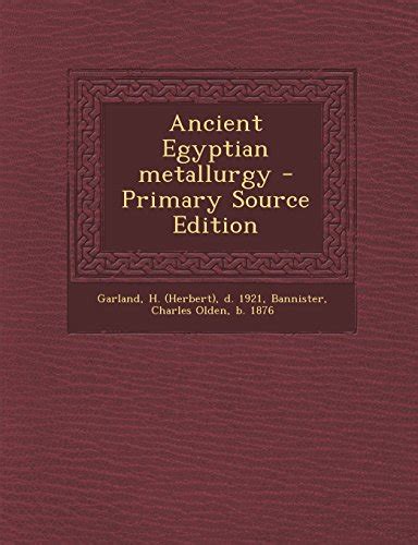 Amazon.in: Buy Ancient Egyptian Metallurgy Book Online at Low Prices in ...