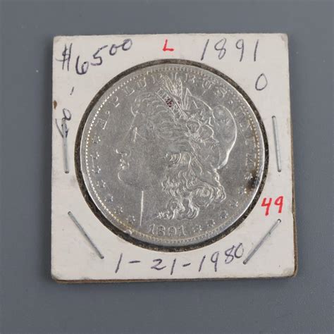 1891-O Morgan Silver Dollar | Property Room